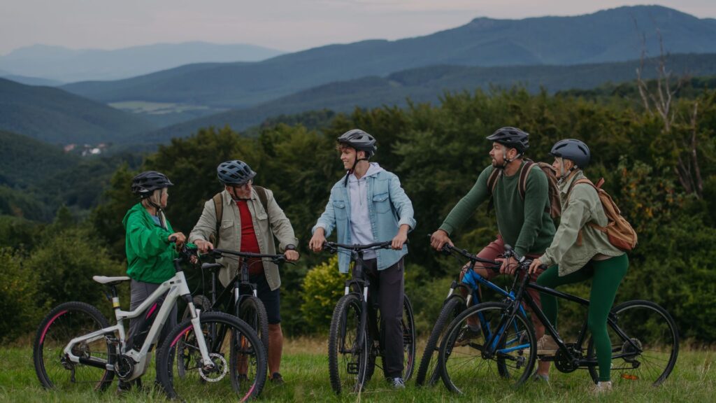 Sports trip travel experience with team tour and adventure activities